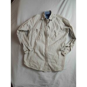 Mountain Lake Shirt Womens Small Gray Button Up Long Sleeve Collared Casual